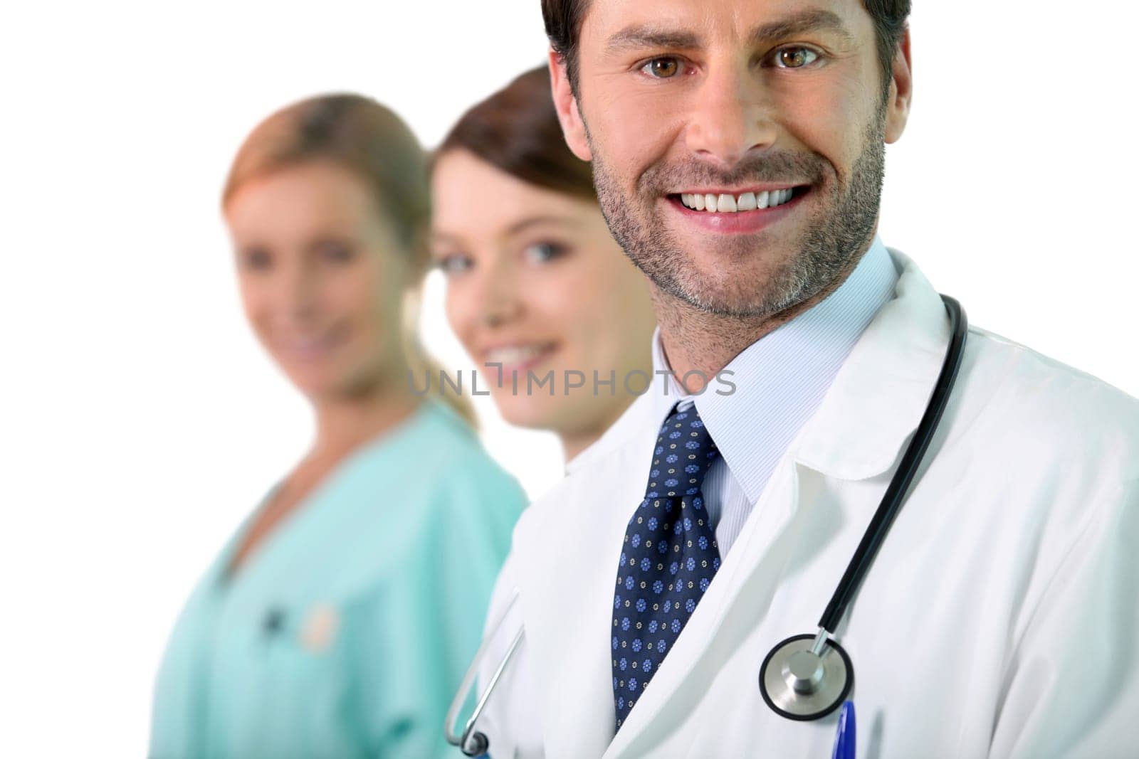 Doctor and two nurses