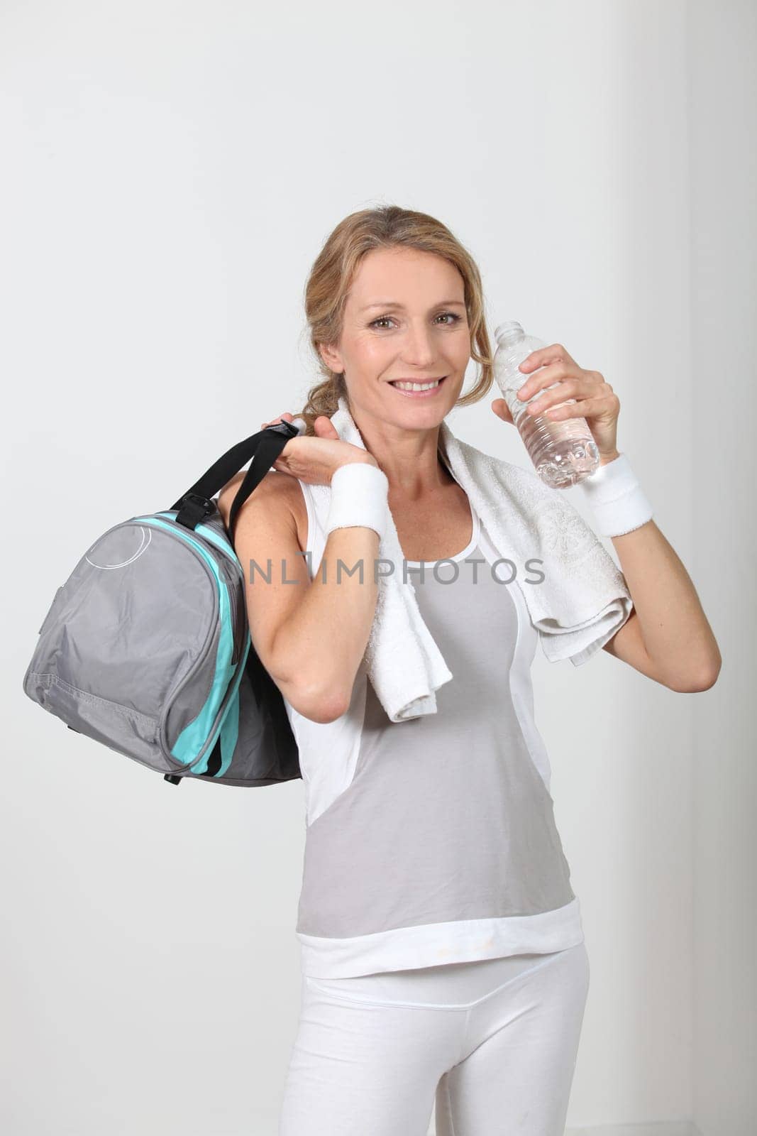 woman in fitness clothes