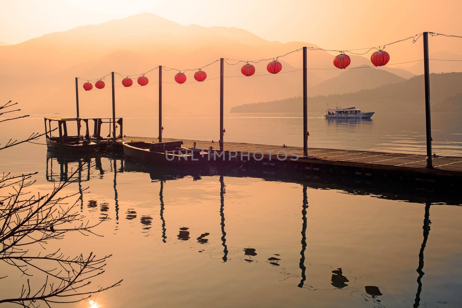 A view of the famous Sun Moon Lake