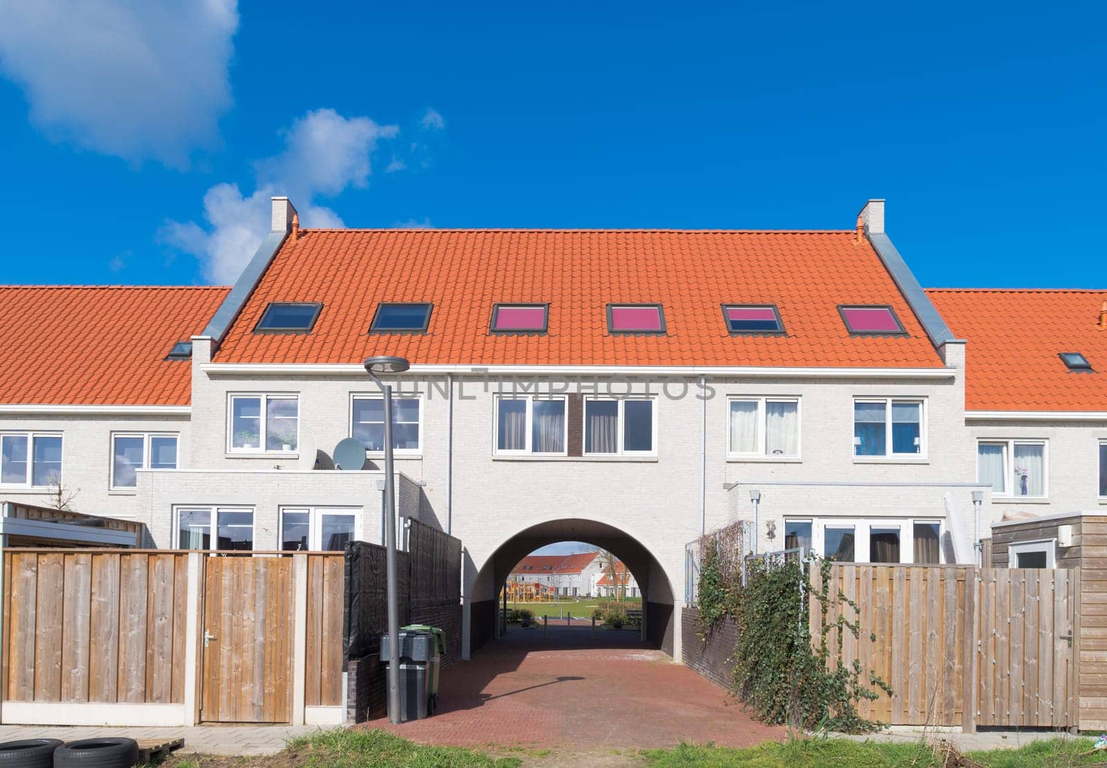newly build residential area in the netherlands