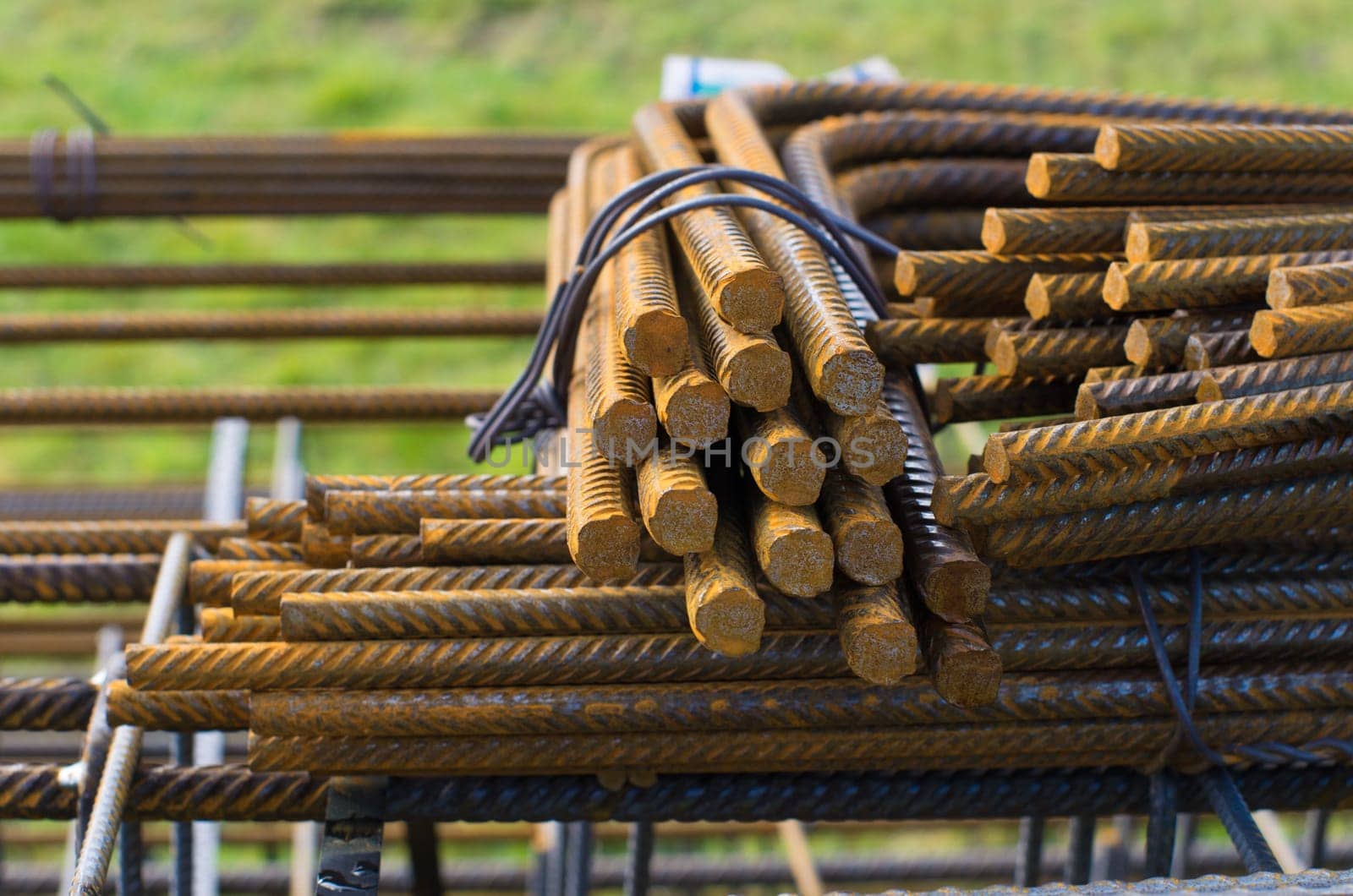 steel bars used for concrete rebar in the construction industry