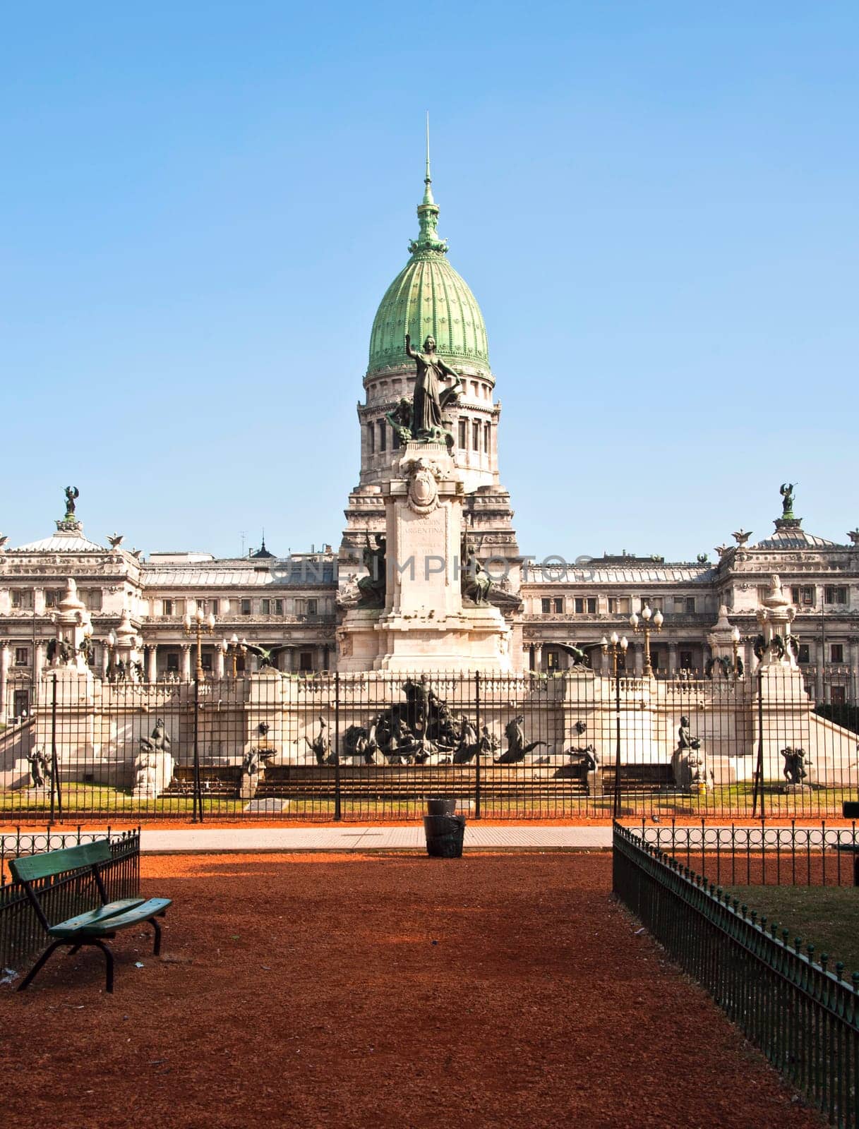 "Congreso Nacional"" palace, the argentine 'national congress' monument in Buenos Aires"