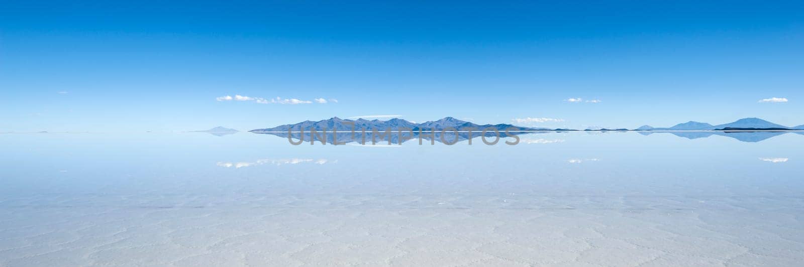 Salt lake Salar de Uyuni in Bolivia. The surface is about 10.000 square kilometers and it hides also the biggest Lithium reserve of the world