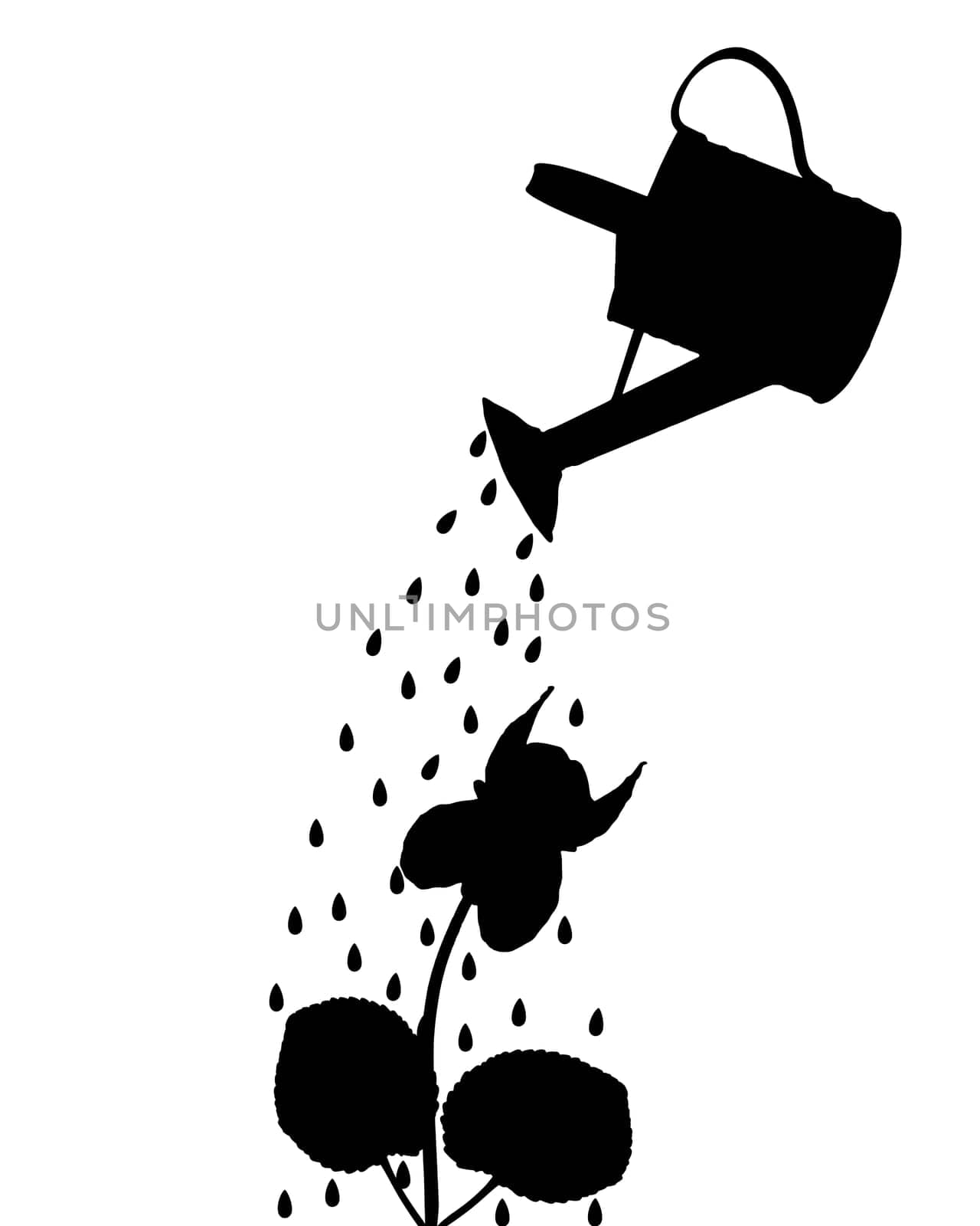 Flower pouring