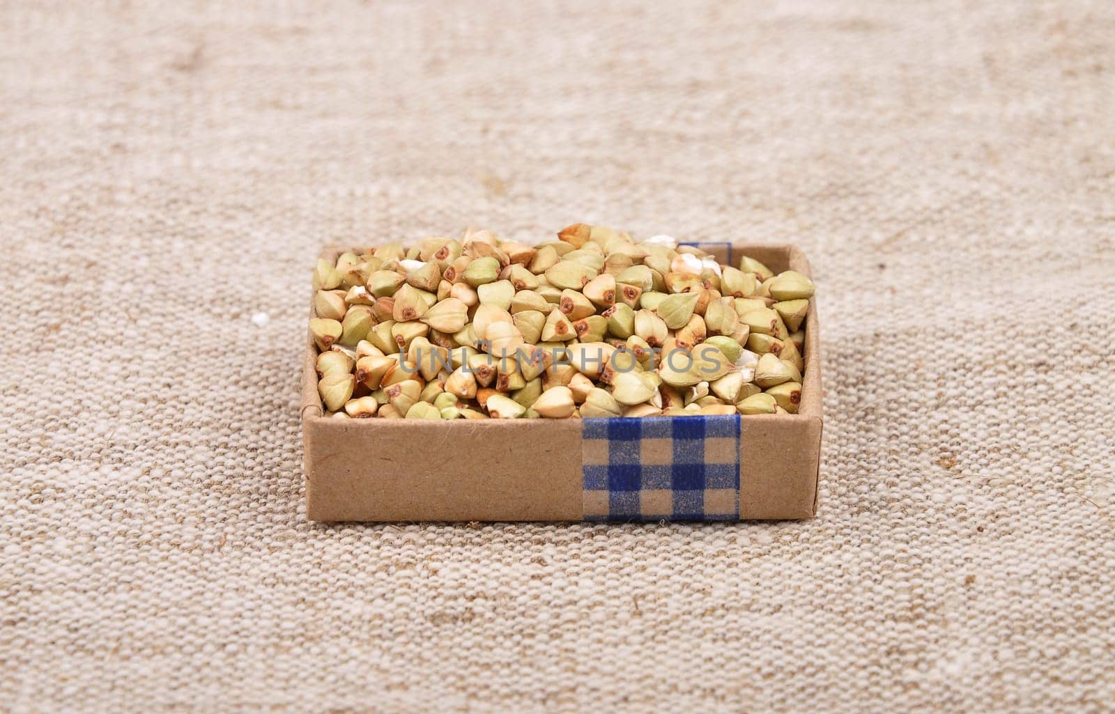 Buckwheat on linen