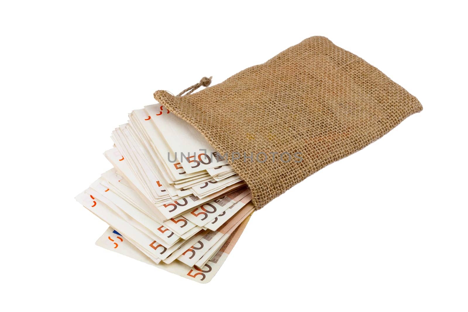 sack full banknotes