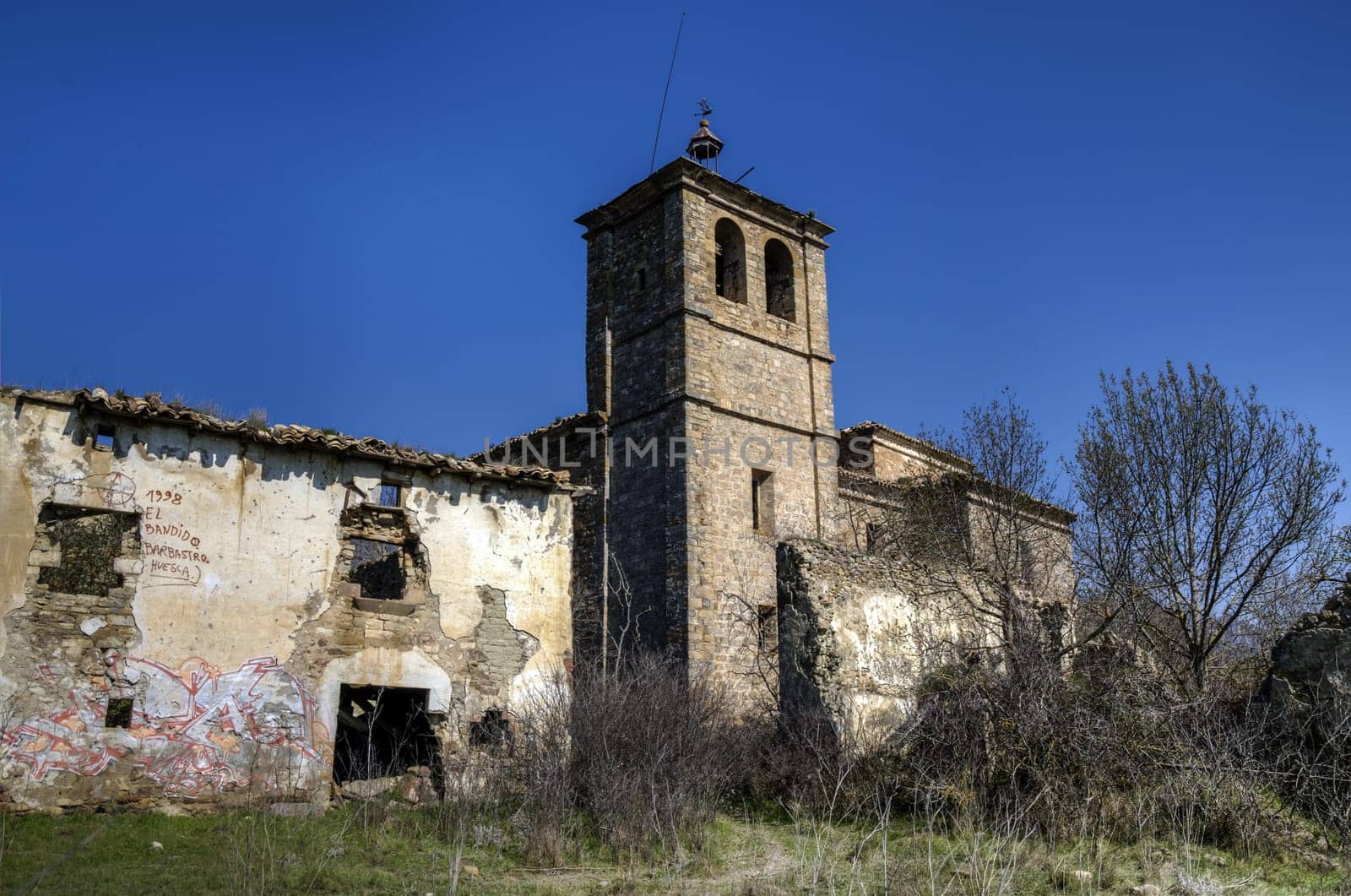 Ruins of one abandoned church