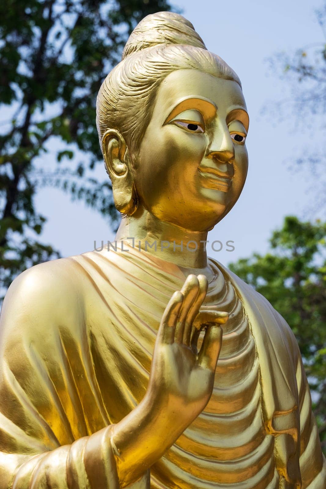 Buddhist figure Thailand,golden spiritual figure