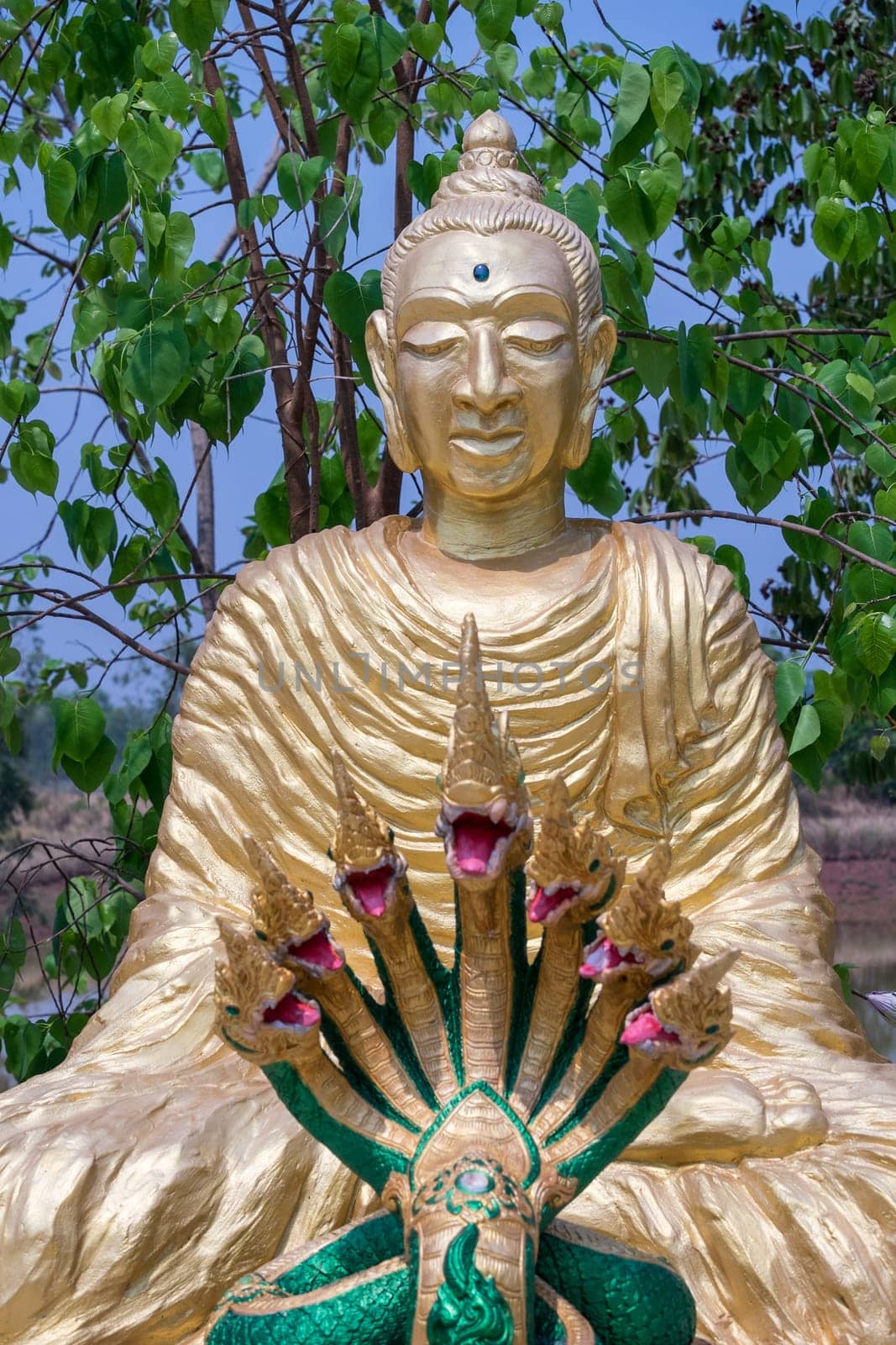 Buddhist figure Thailand,golden spiritual figure