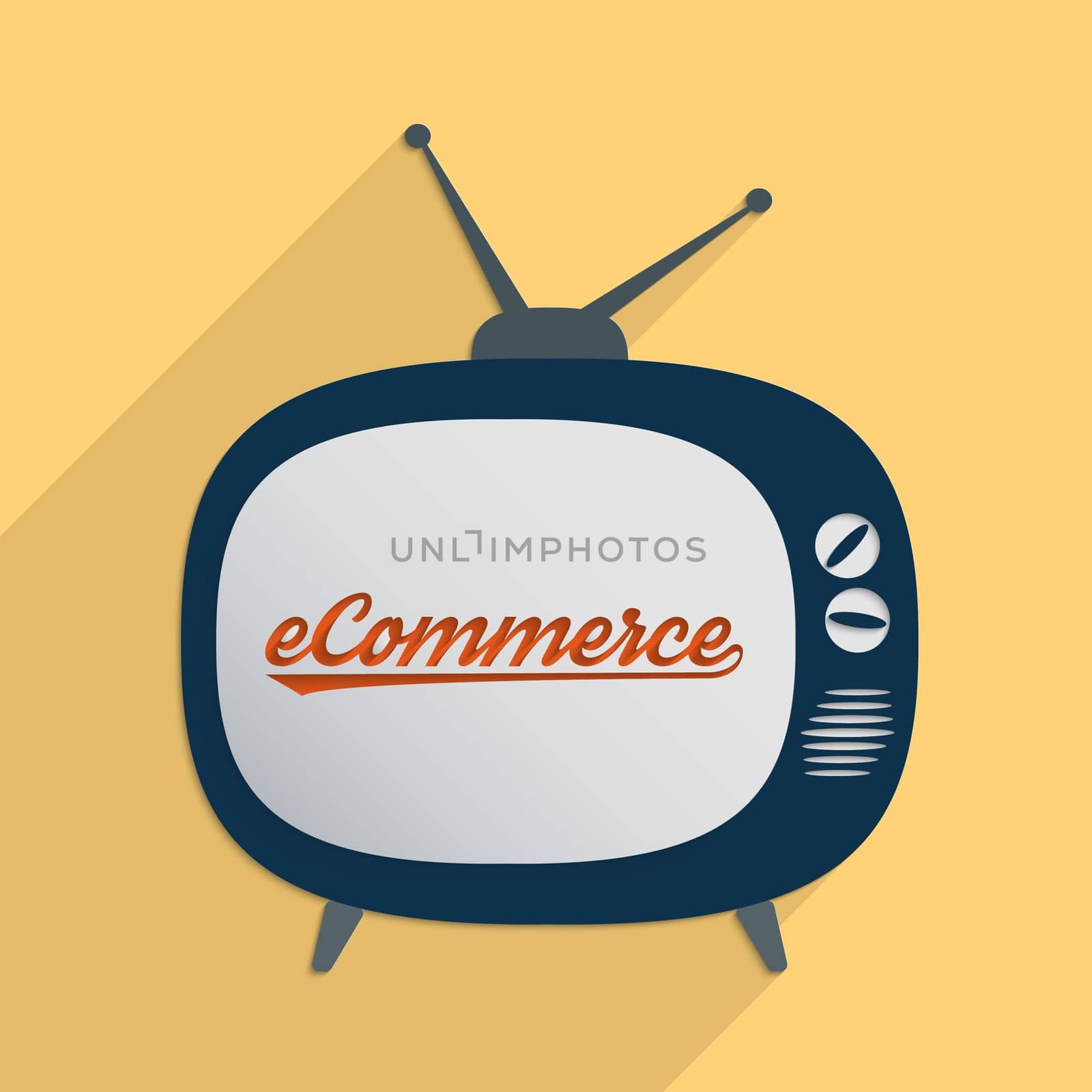 Concept for e-commerce, virtual economy and new opportunities. Flat design illustration.