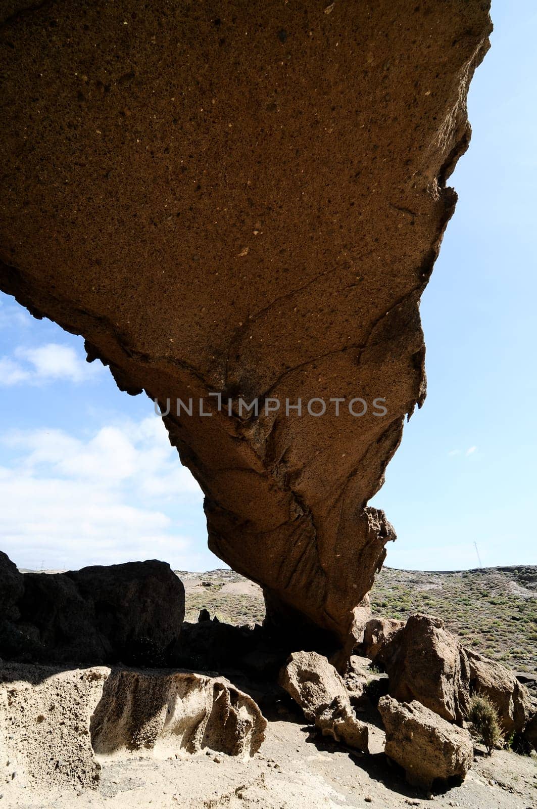 Desert landscape in Tenerife Canary Islands Spain