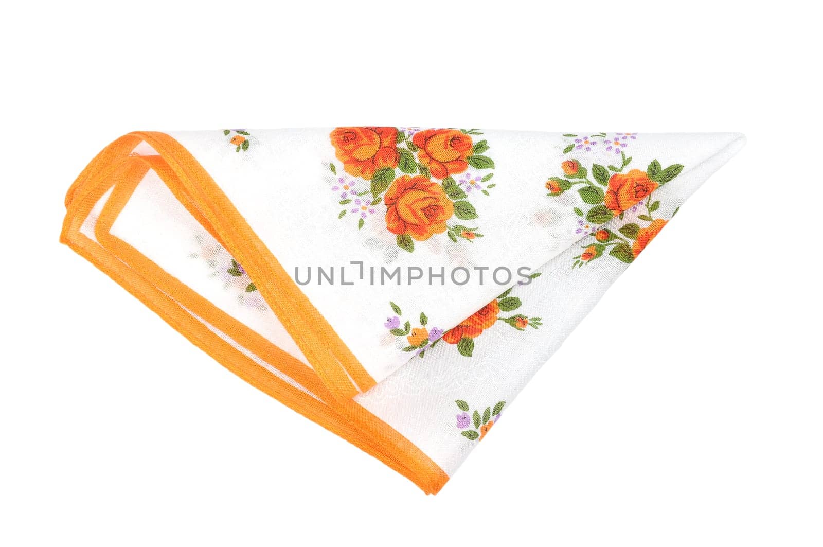 Cloth with flower decoration