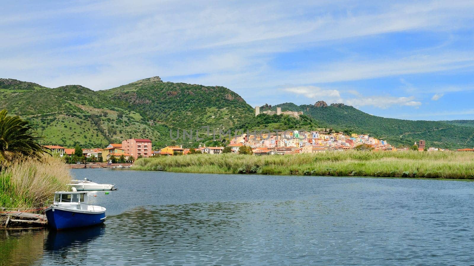 Bosa is situated on the mouth of the river Temo, the only town in Sardinia built on the estuary of a river navigable.