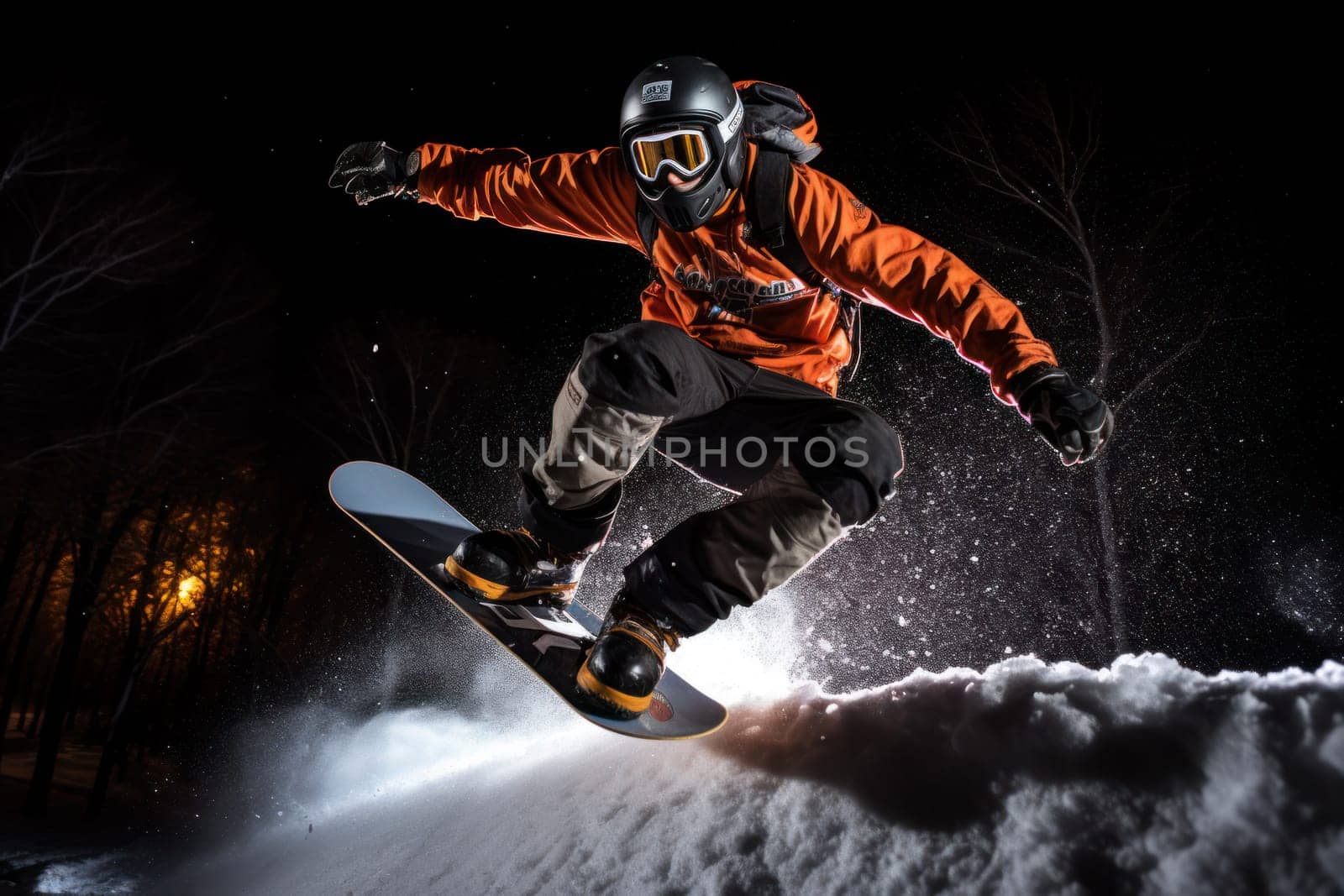 A dynamic portrayal of the exhilarating winter season, featuring individuals engaged in a range of invigorating activities such as skiing, snowboarding, and ice skating.