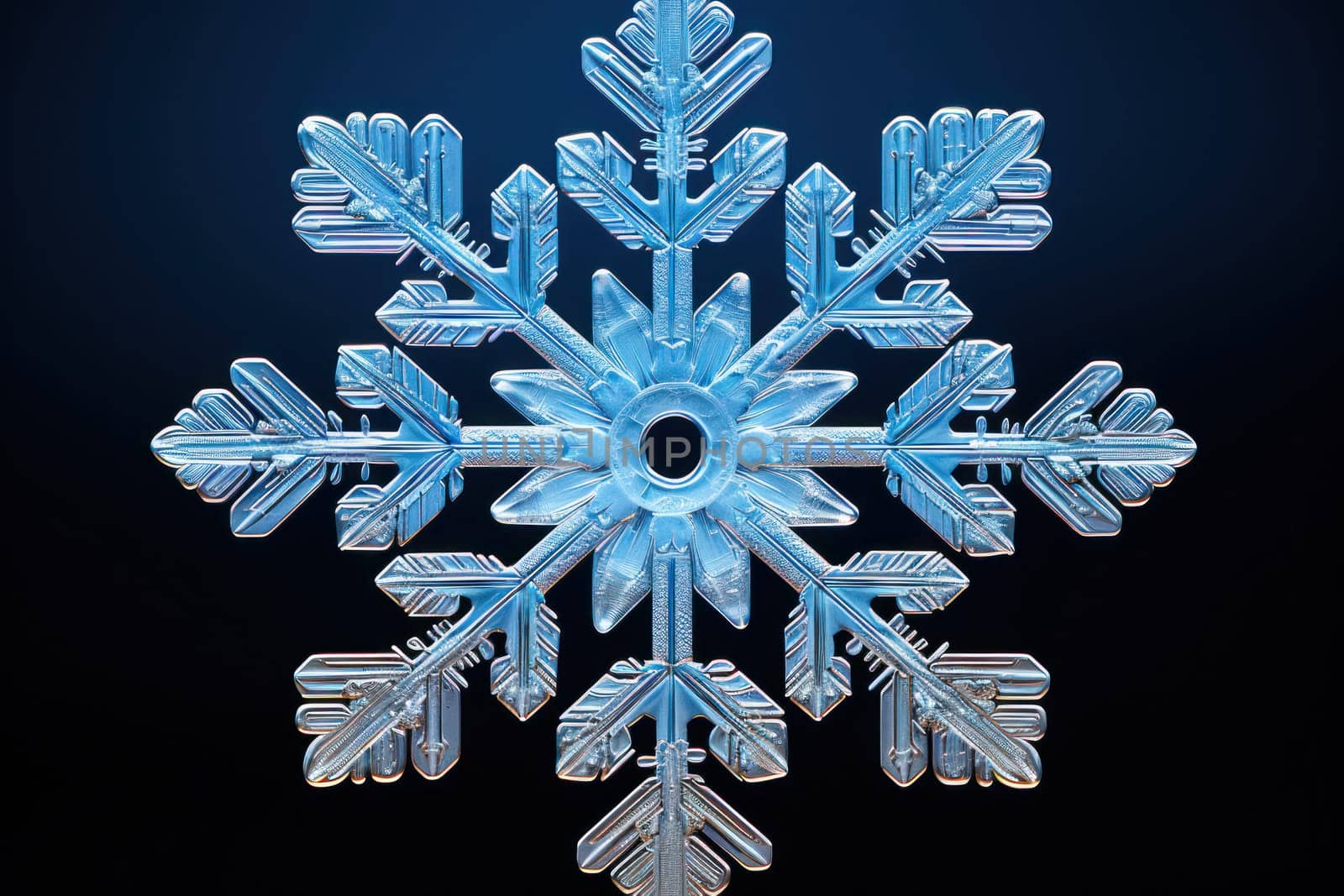 An artistic masterpiece showcasing the exquisite details and singular beauty of individual snowflakes, captured through the lens of macro photography, unraveling their complex, one-of-a-kind designs.