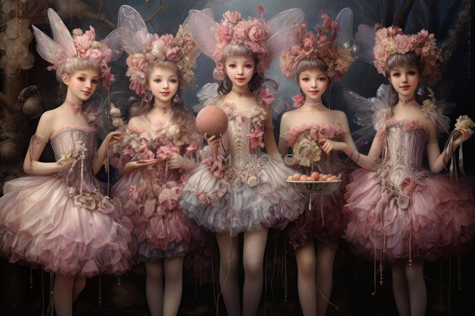 Immerse yourself in the enchanting world of holiday magic with this captivating illustration by a professional visual artist.