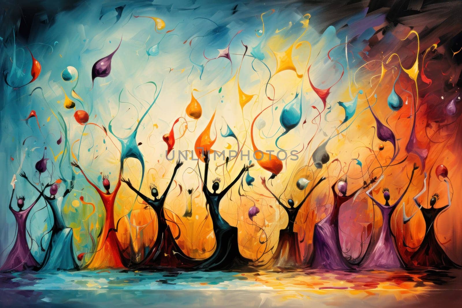 A whimsical portrayal of mischievous laughter sprites, their infectious joy and mirth radiating as they frolic through enchanted meadows.