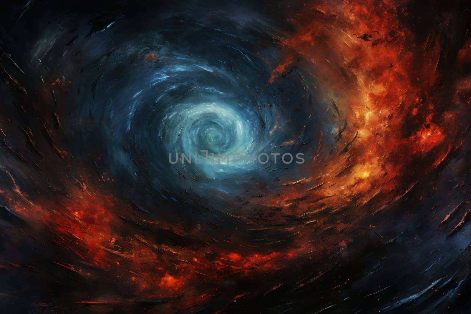 In the realm of fantasy, whirling vortex elementals manifest, harnessing their elemental prowess to conjure powerful storms.