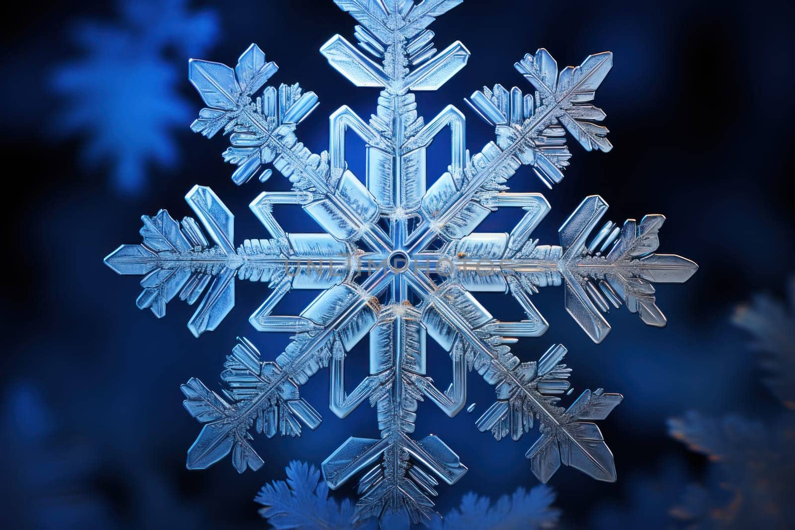An artistic masterpiece showcasing the exquisite details and singular beauty of individual snowflakes, captured through the lens of macro photography, unraveling their complex, one-of-a-kind designs.