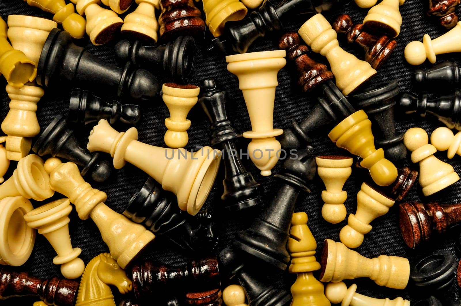 Chess Texture Pattern on a Black Background