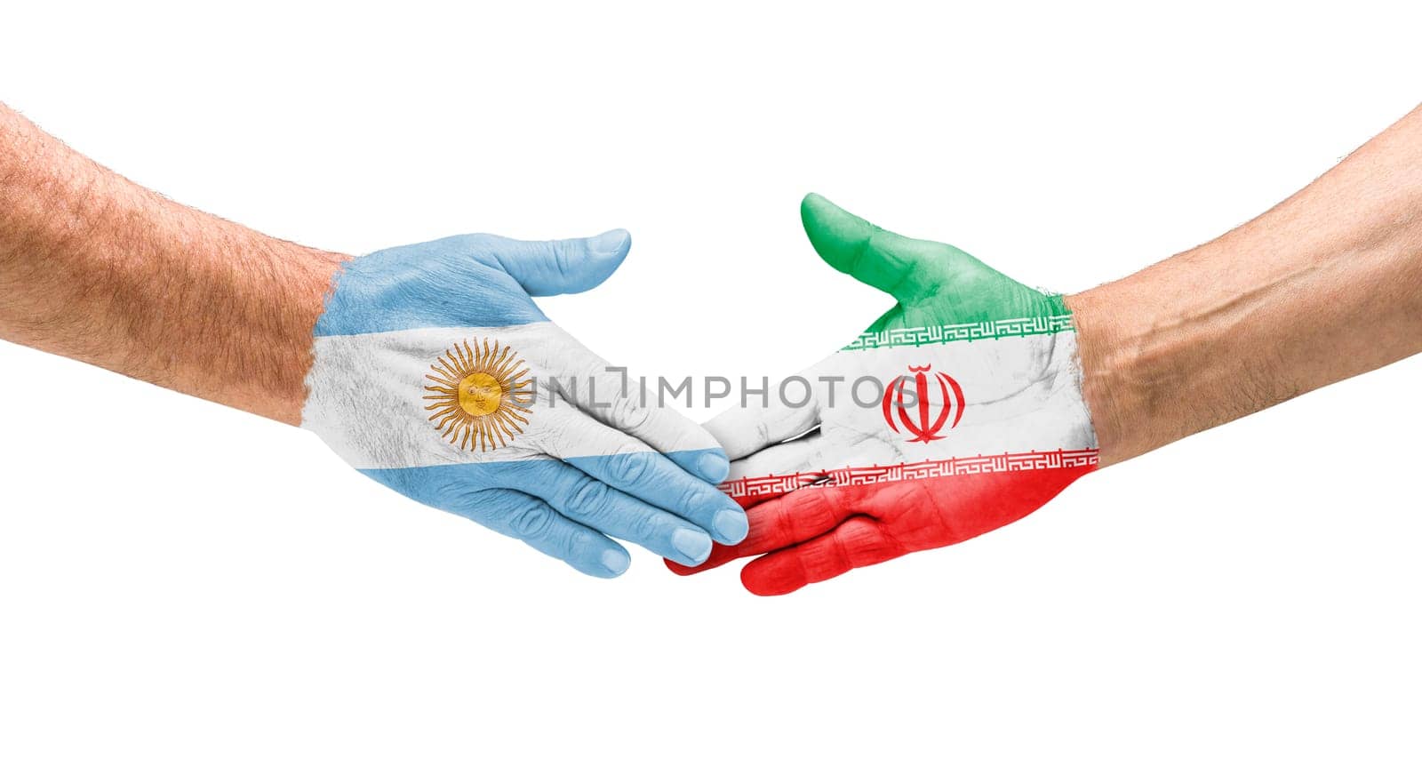Handshake Argentina and Iran