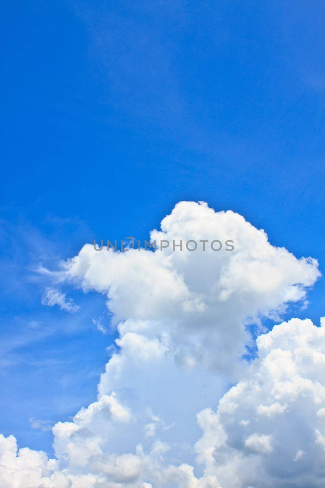 blue sky with white clouds. can be used as background