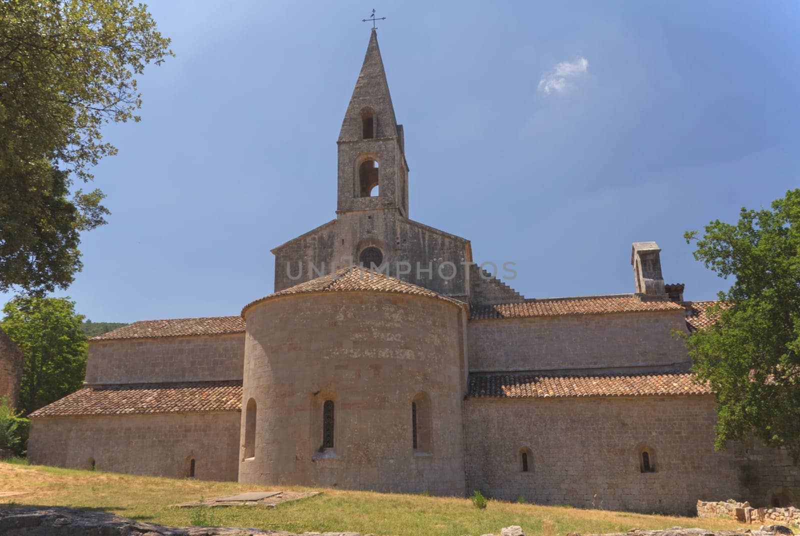 Le Thoronet Abbey is a former Cistercian abbey built in the late twelfth and early thirteenth century (Provence, France)