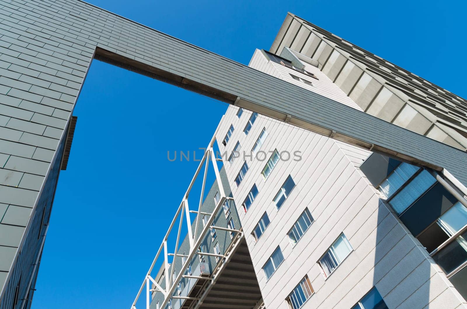 modern student apartments at the University Campus The Uithof in Utrecht, netherlands