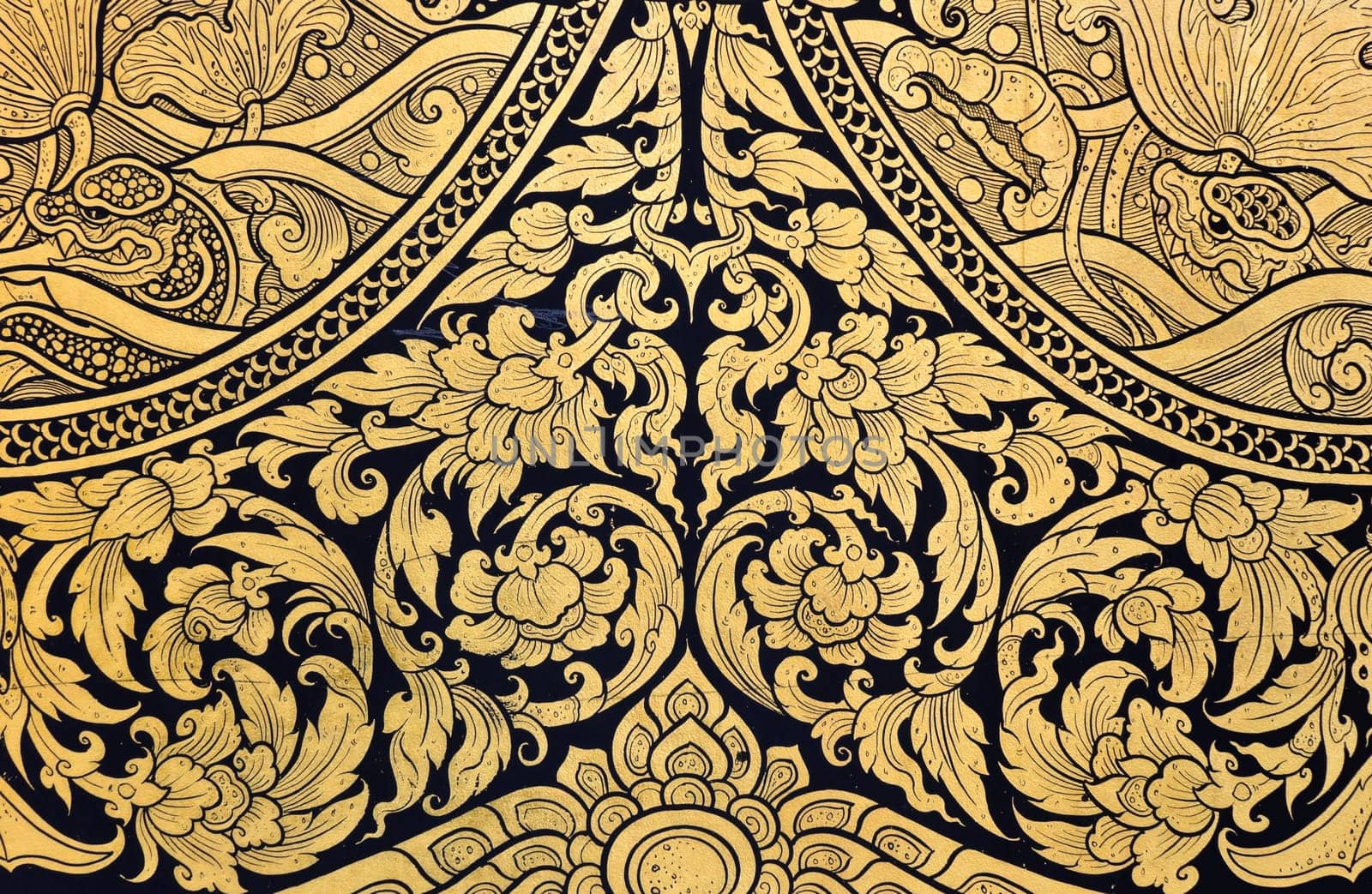 Floral Thai art