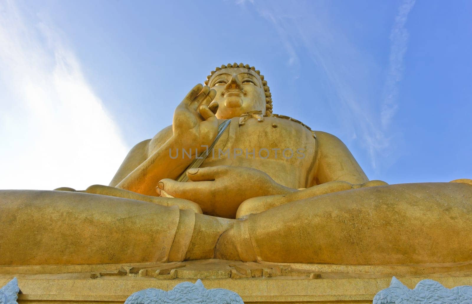 Golden Buddha statue in Thailand