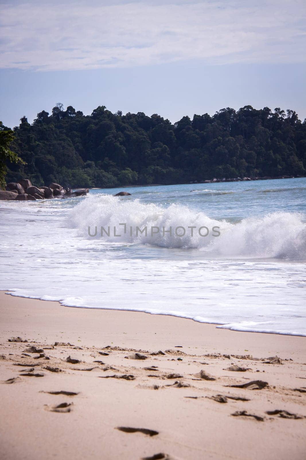landscape at the sea and beach background sky holiday nature travel tropical