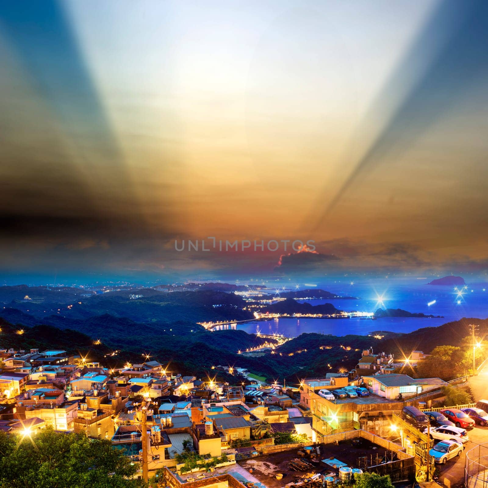 Sky lantern in Lantern Festival