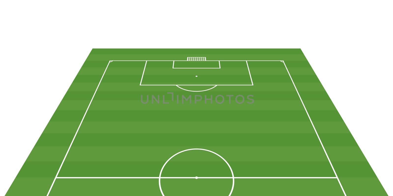 football field 3-D background vector illustration