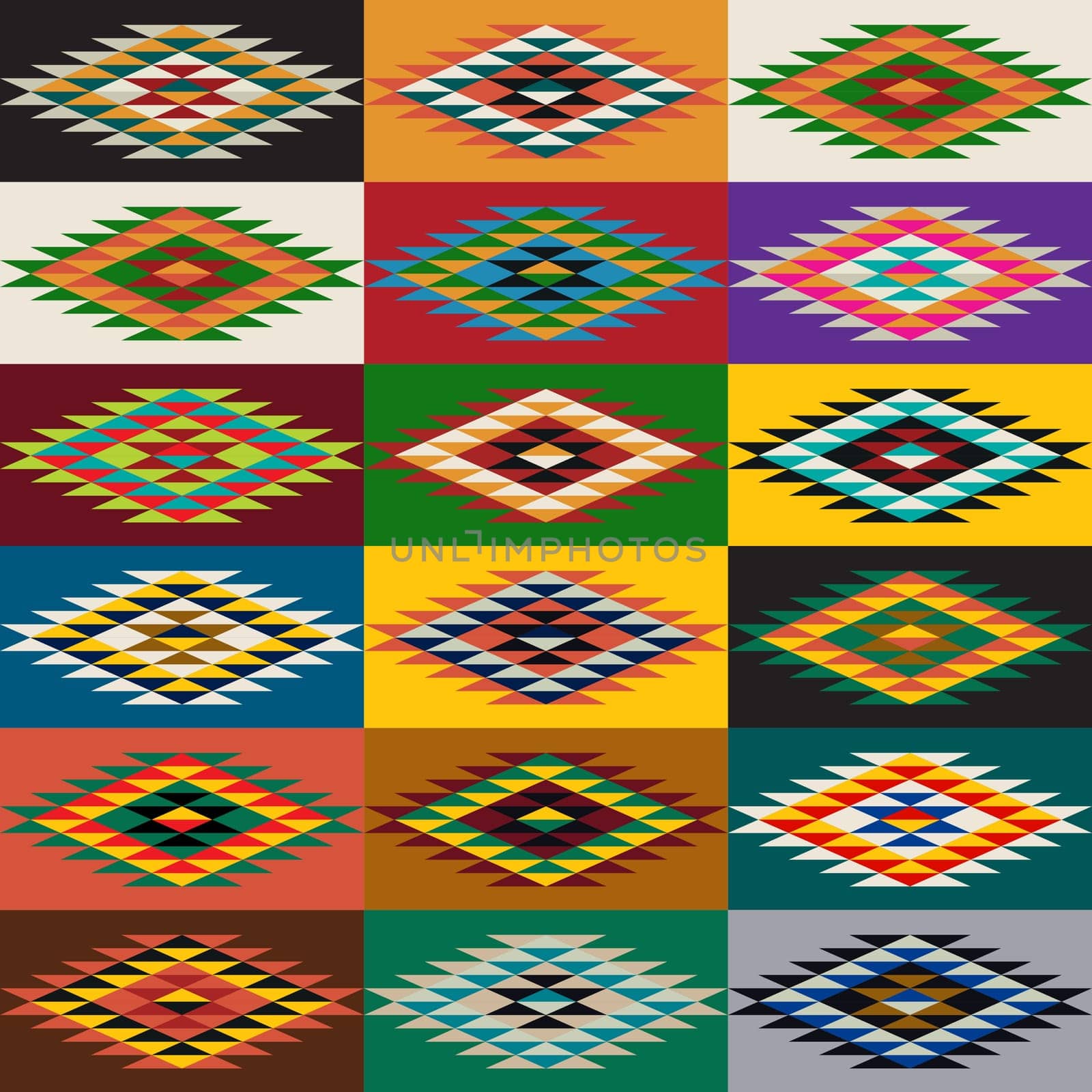 Seamless texture in apache style