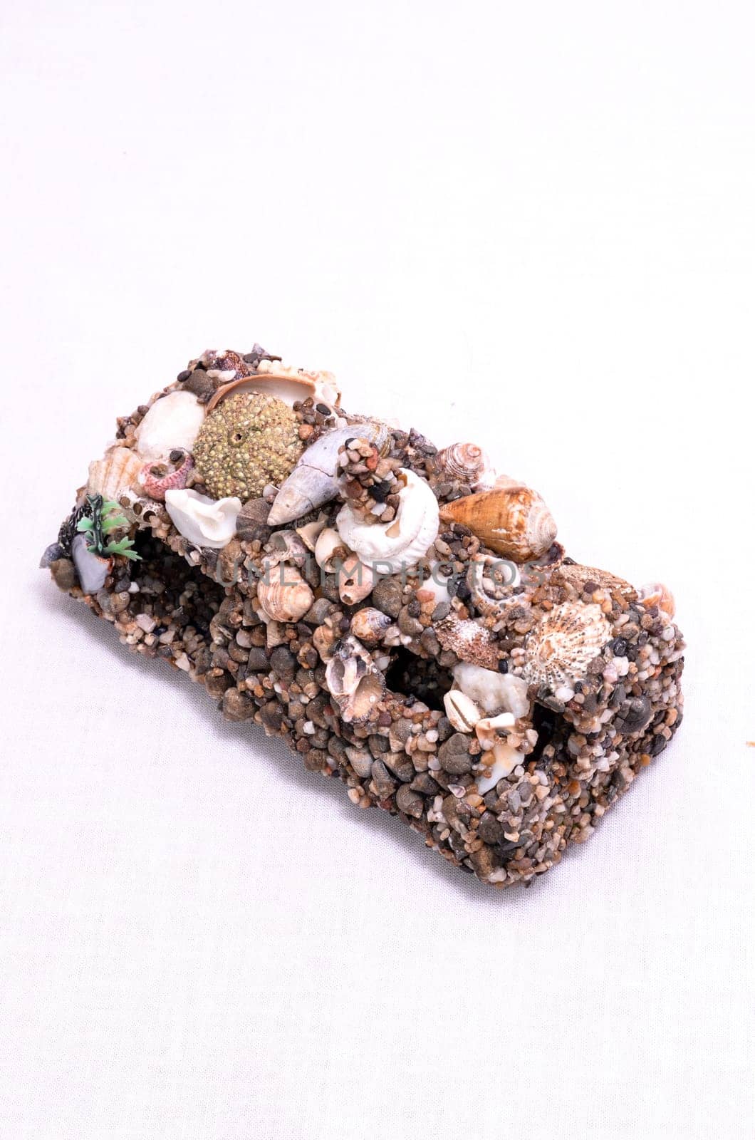 Seashell Decorations Handmade Mini House Made of Shells