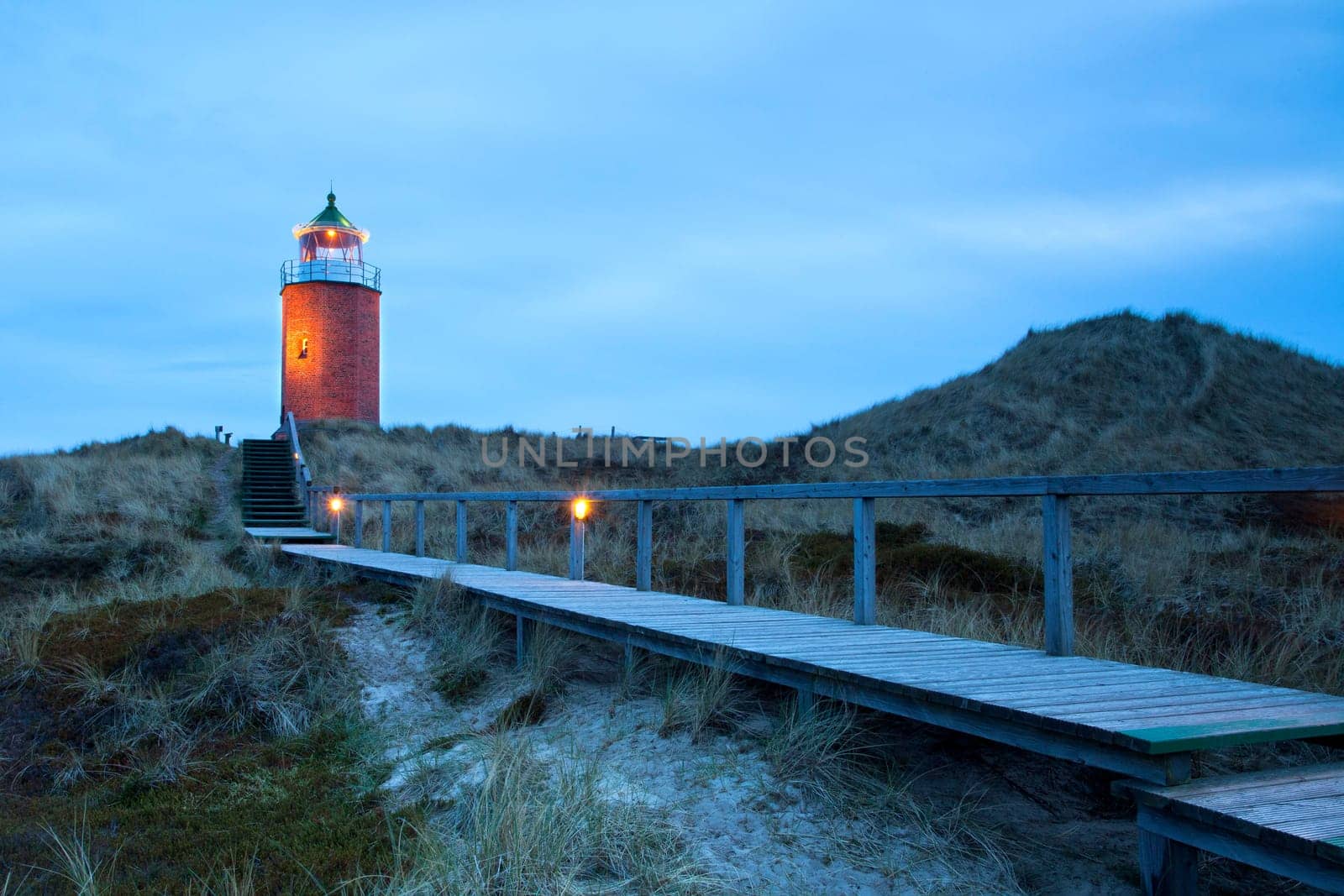 Lighthouse in the Sylter dunes