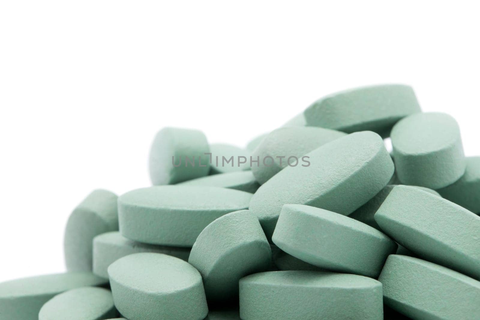 pills isolated on white background