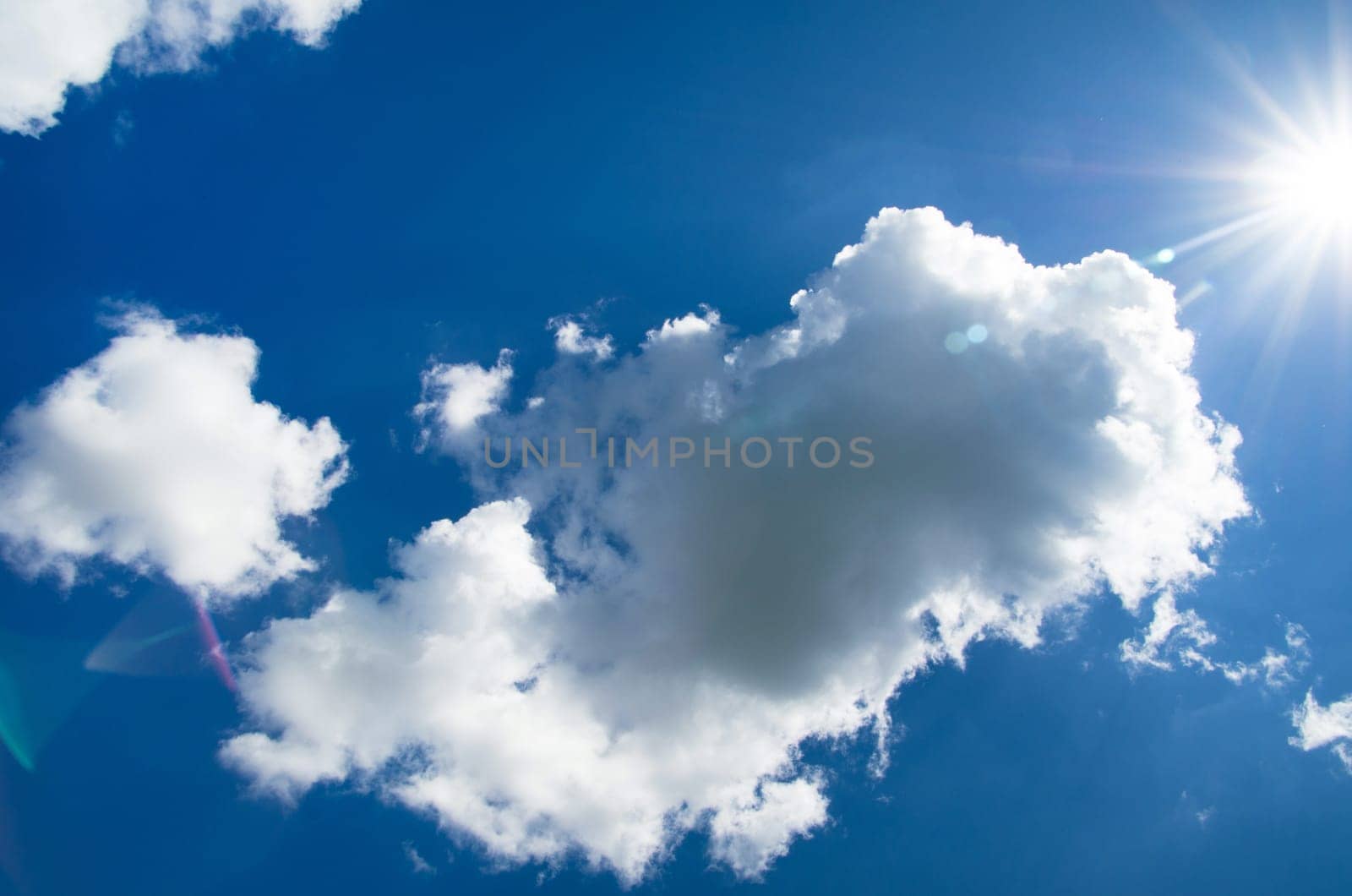 Nice white cloud on the sky
