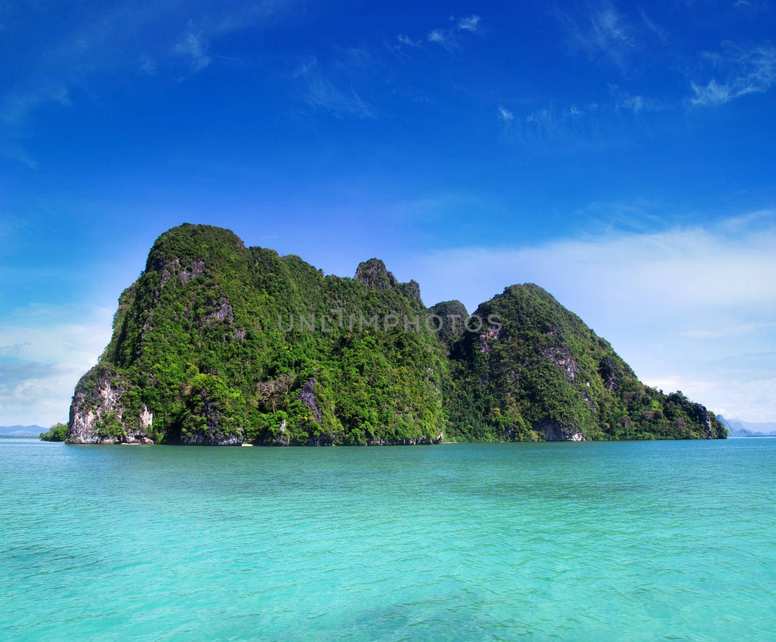 beautiful beach and tropical sea