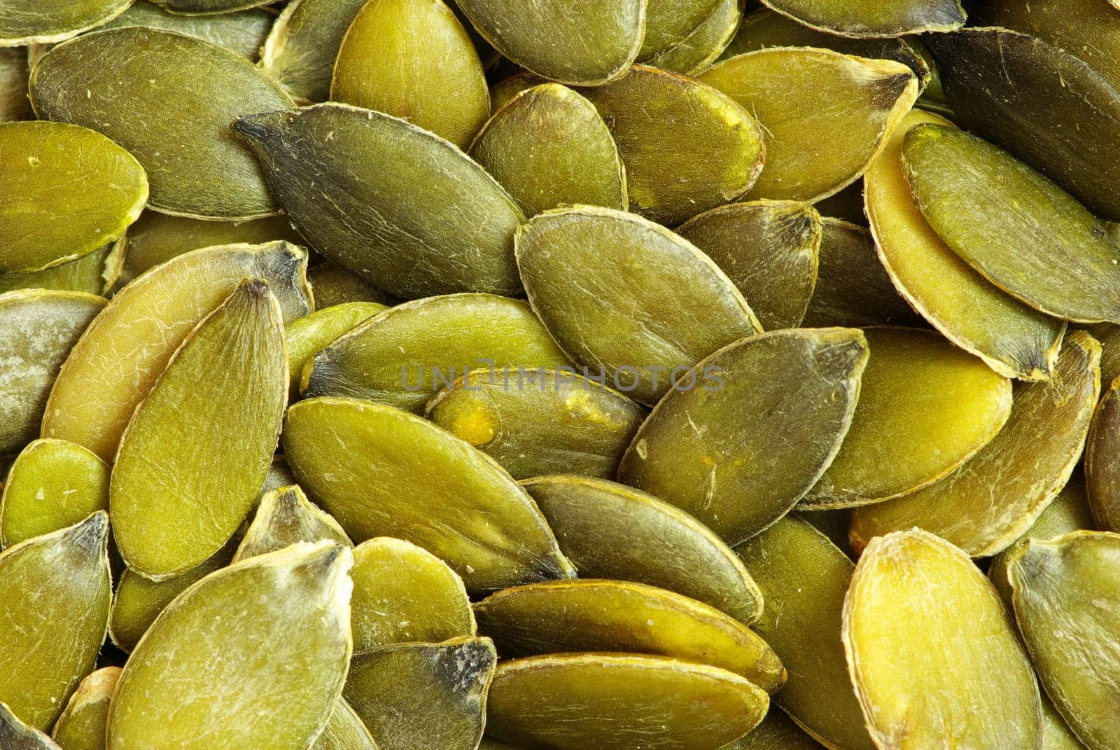 Close up of the pumpkin seeds