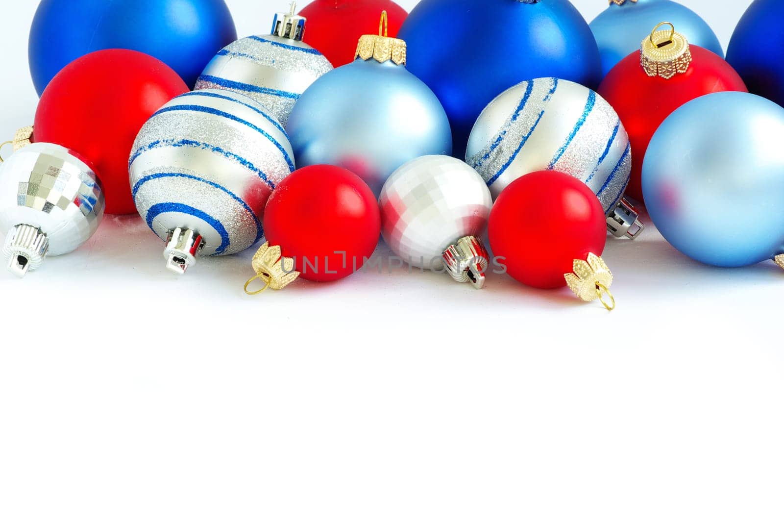 Christmas decoration isolated on the white background
