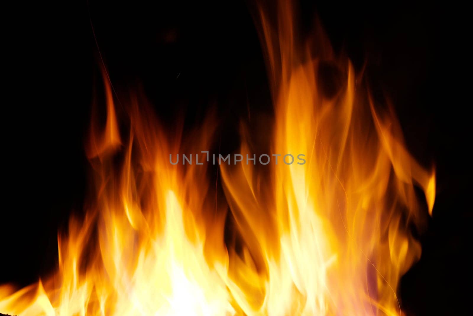 A nice fire in a fire place