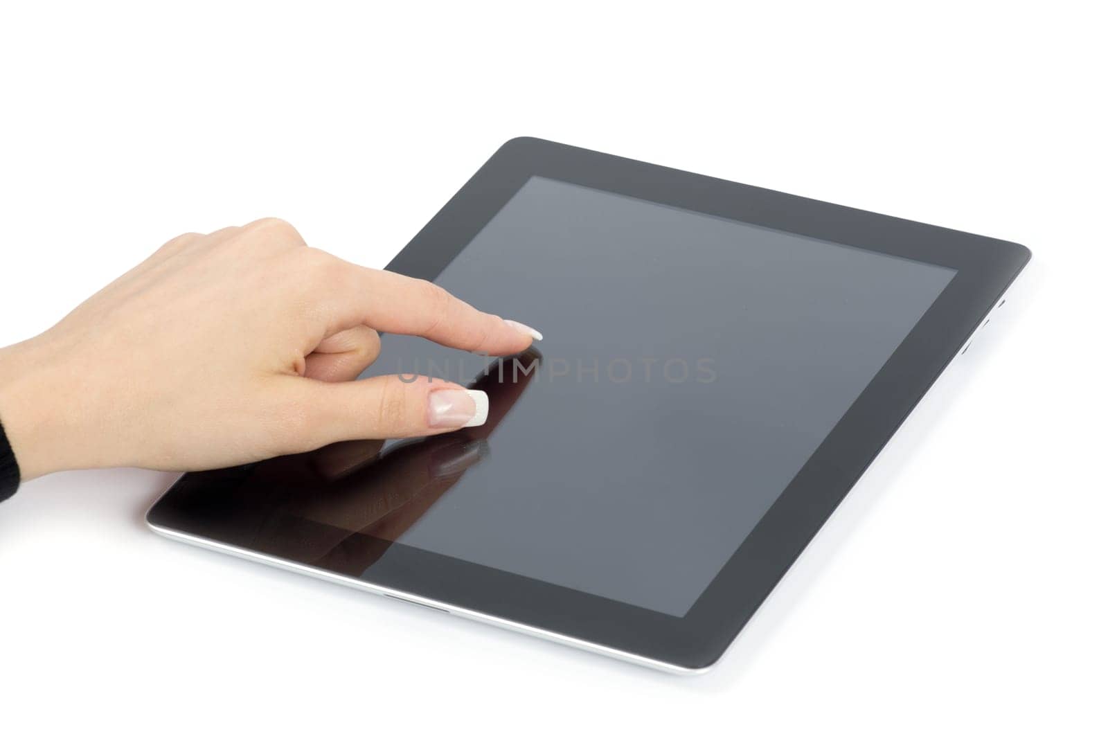 tablet computer in a hands