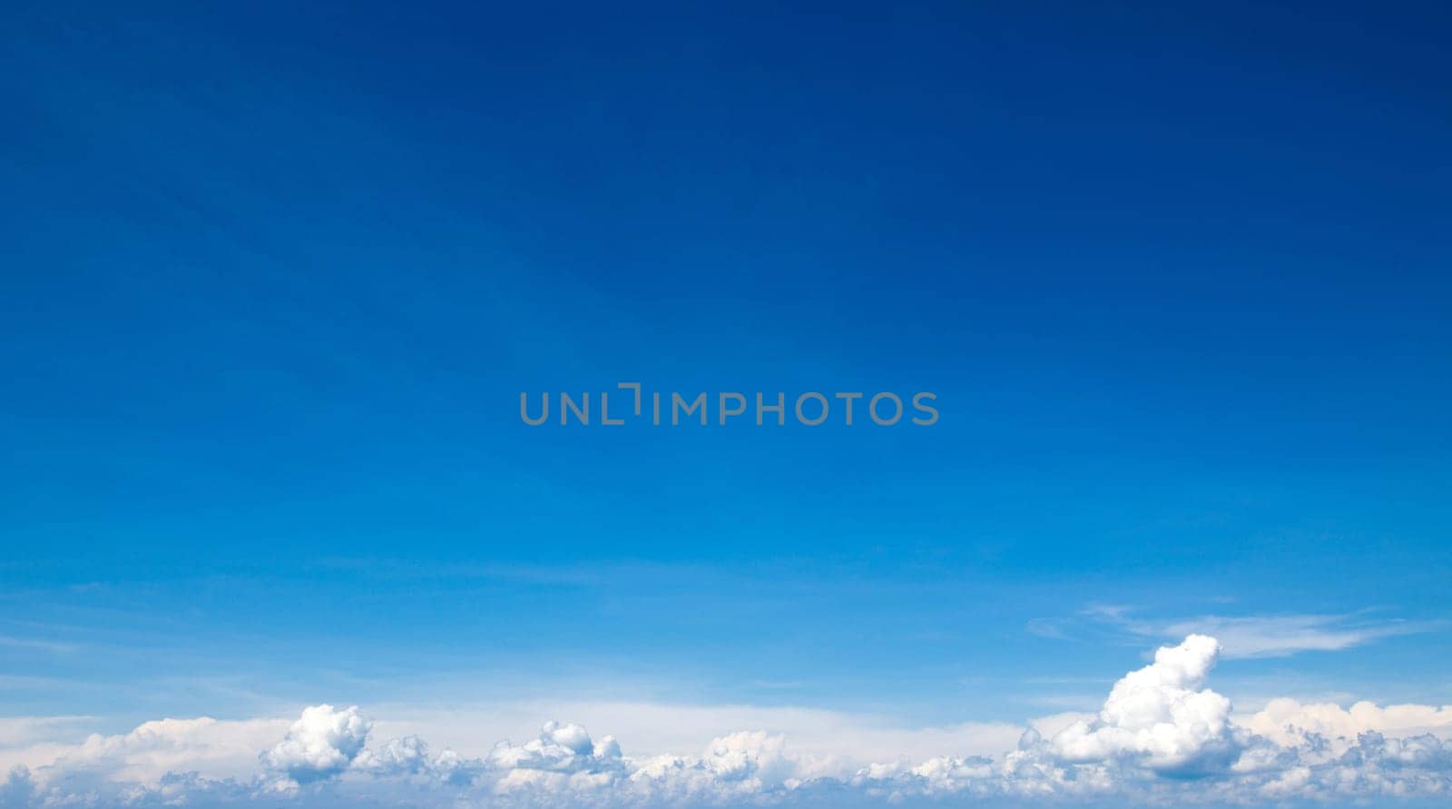 Aerial sky and clouds background