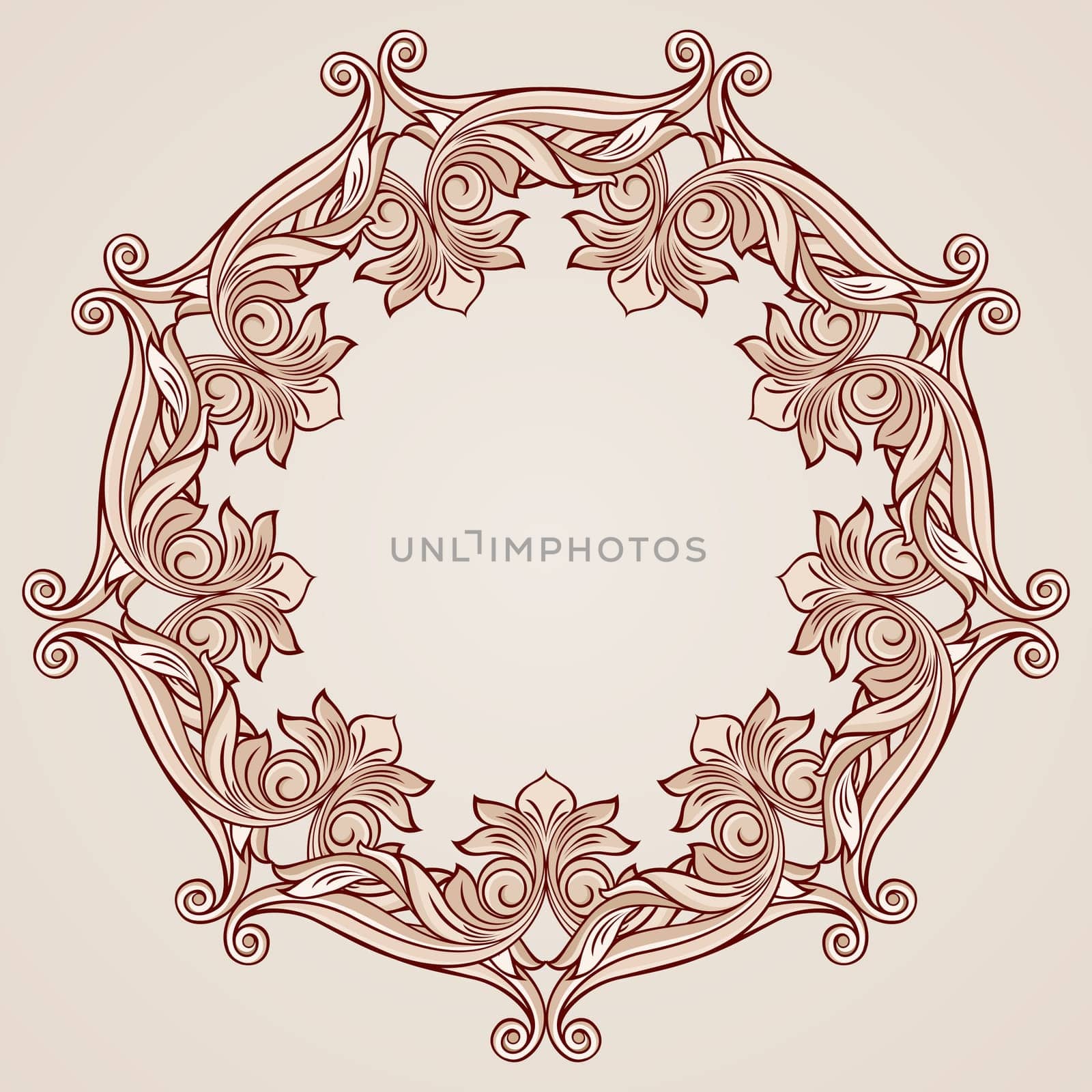 Beautiful floral pattern in pastel rose pink shades