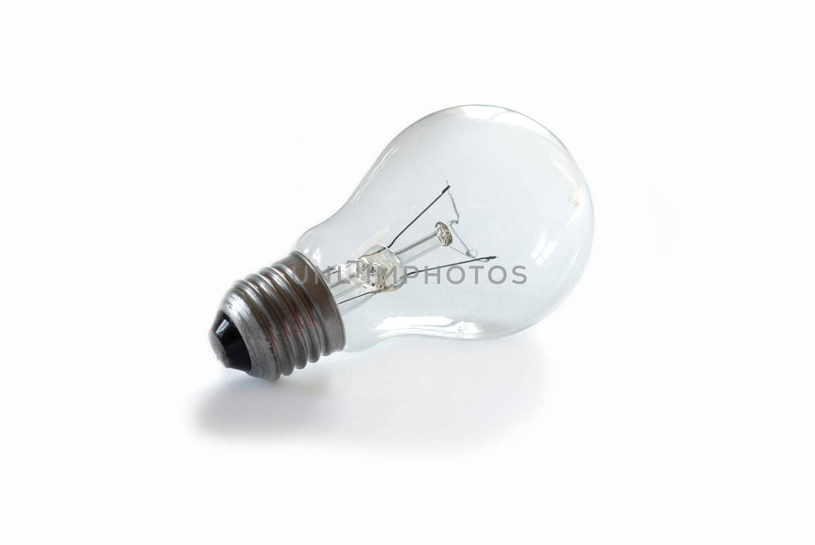 Electric bulb  on a white background