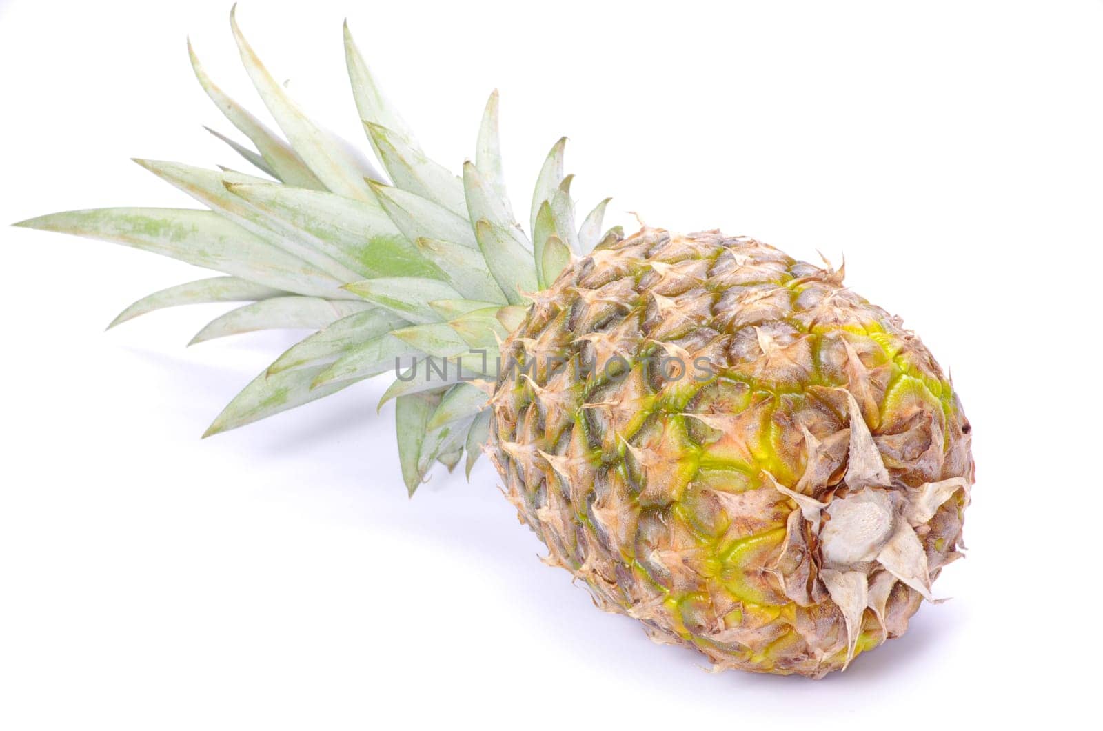 fresh pineapple isolated on the white background
