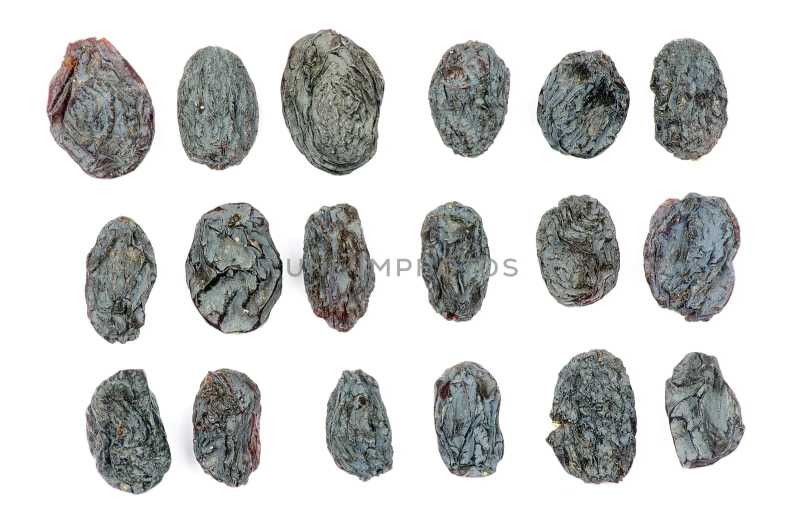 raisins isolated on a white background