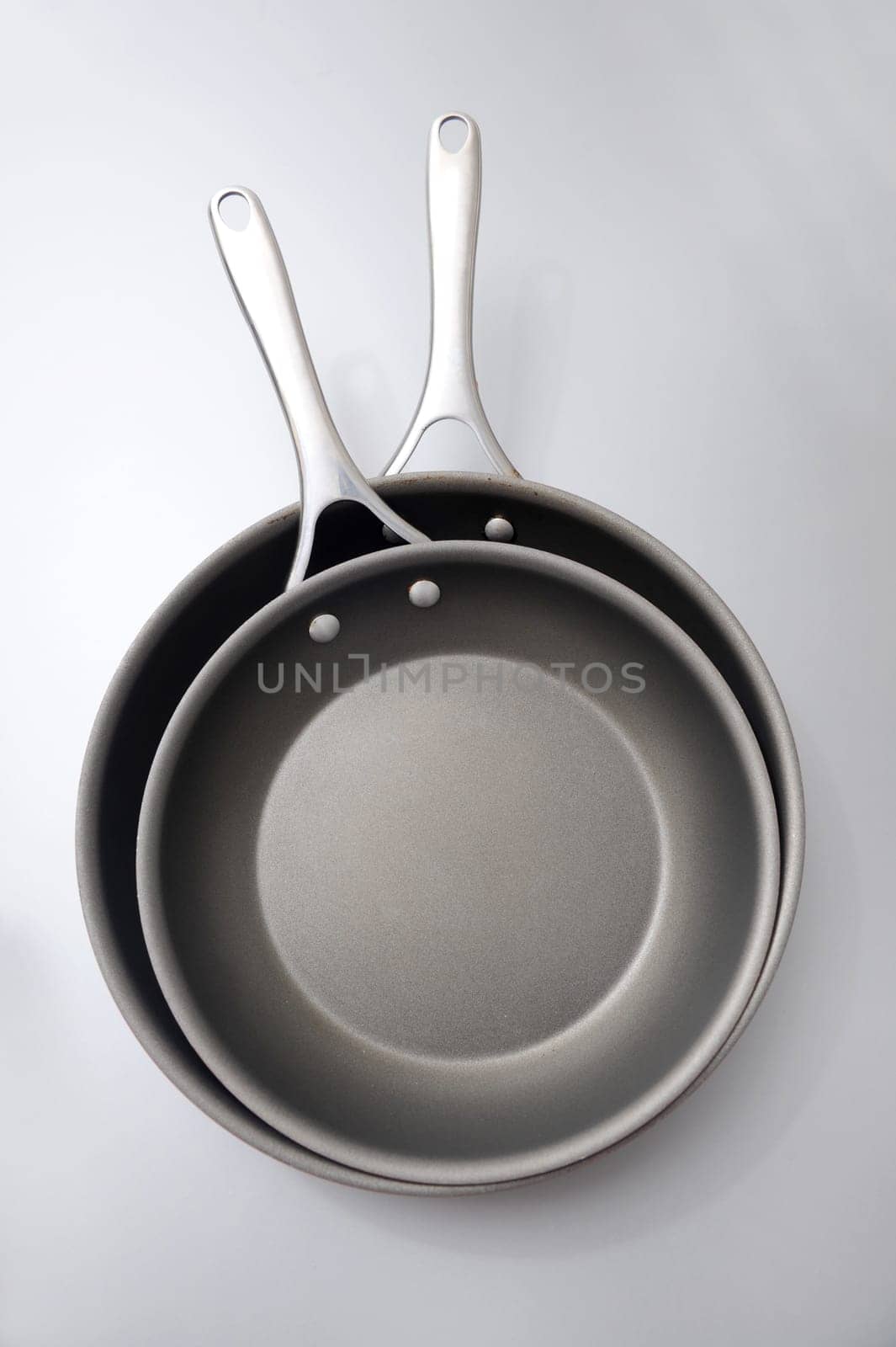 A close up shot of a kitchen frying pan
