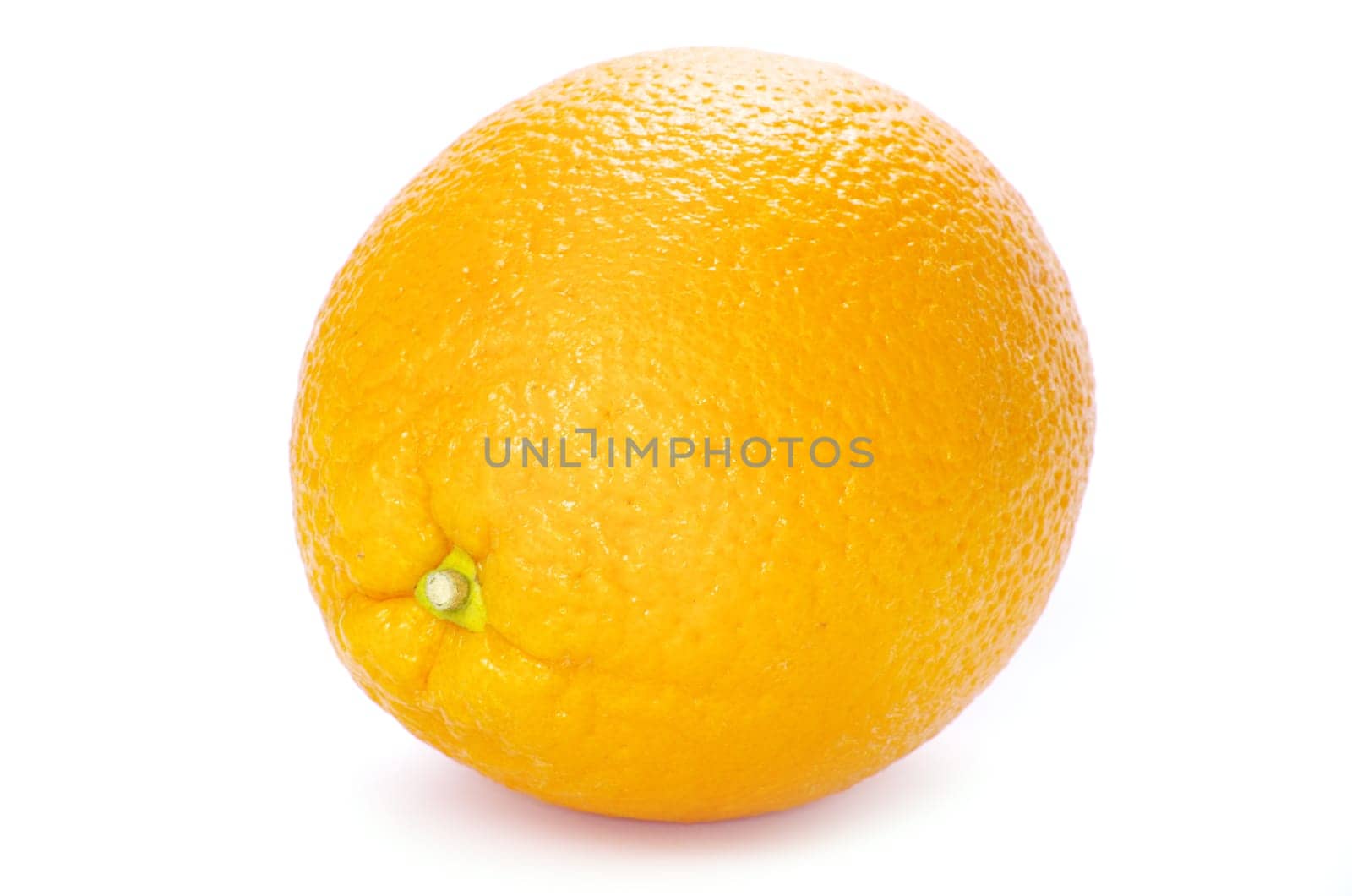 fresh orange isolated on white